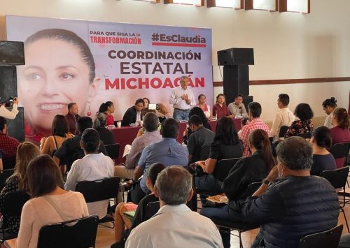 Concluye Morón reuniones distritales en Michoacán a favor del movimiento #EsClaudia